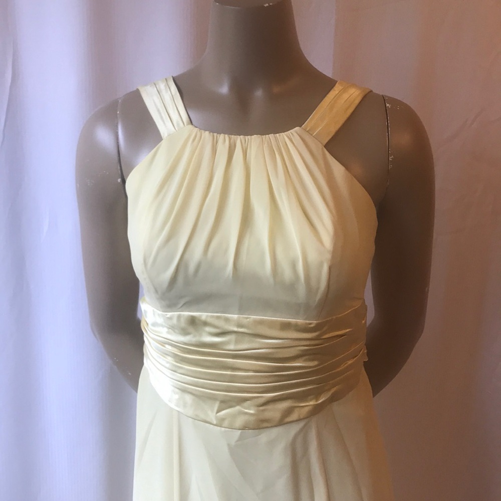 David Bridals Yellow Dress Size 6.